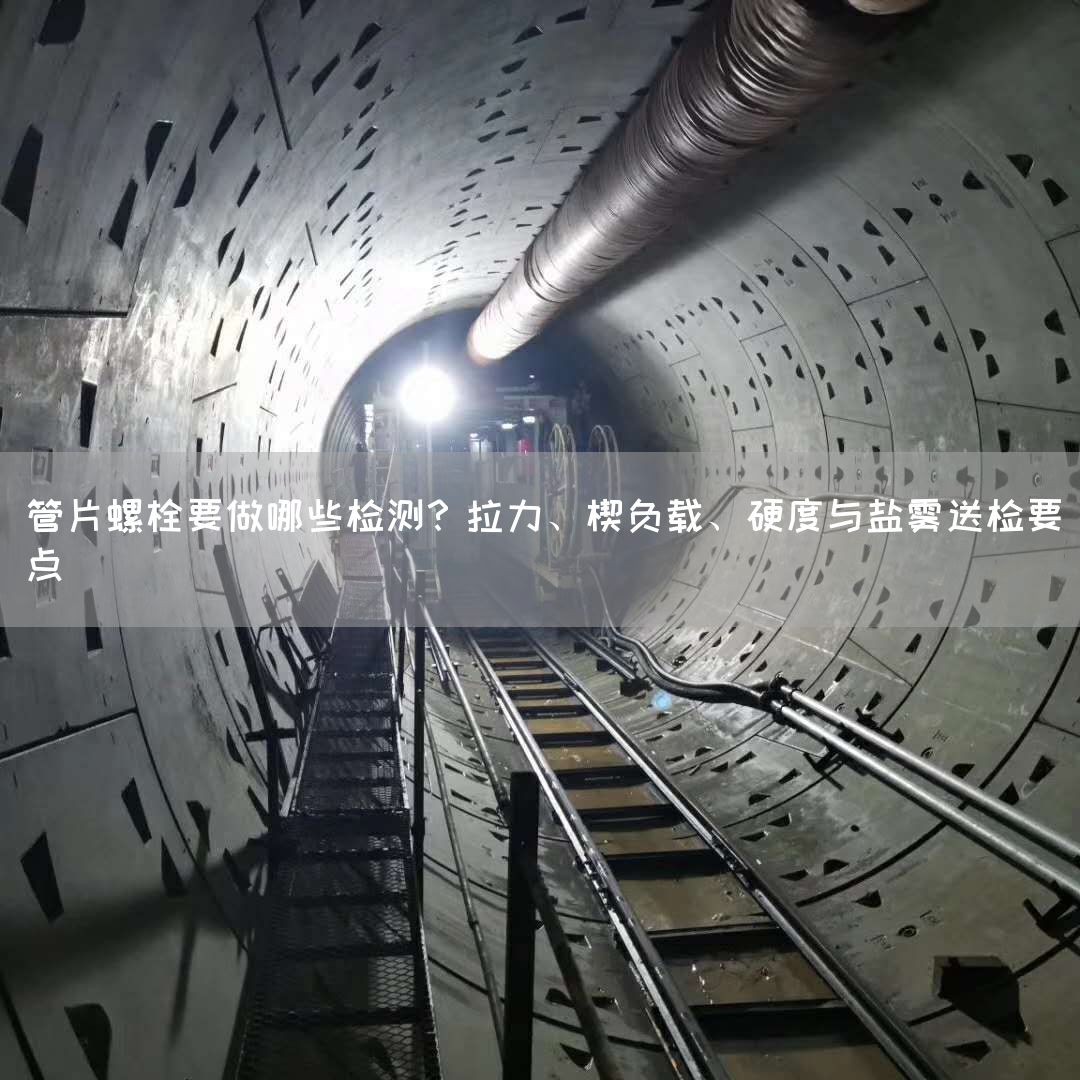 管片螺栓要做哪些检测？拉力、楔负载、硬度与盐雾送检要点(图1)